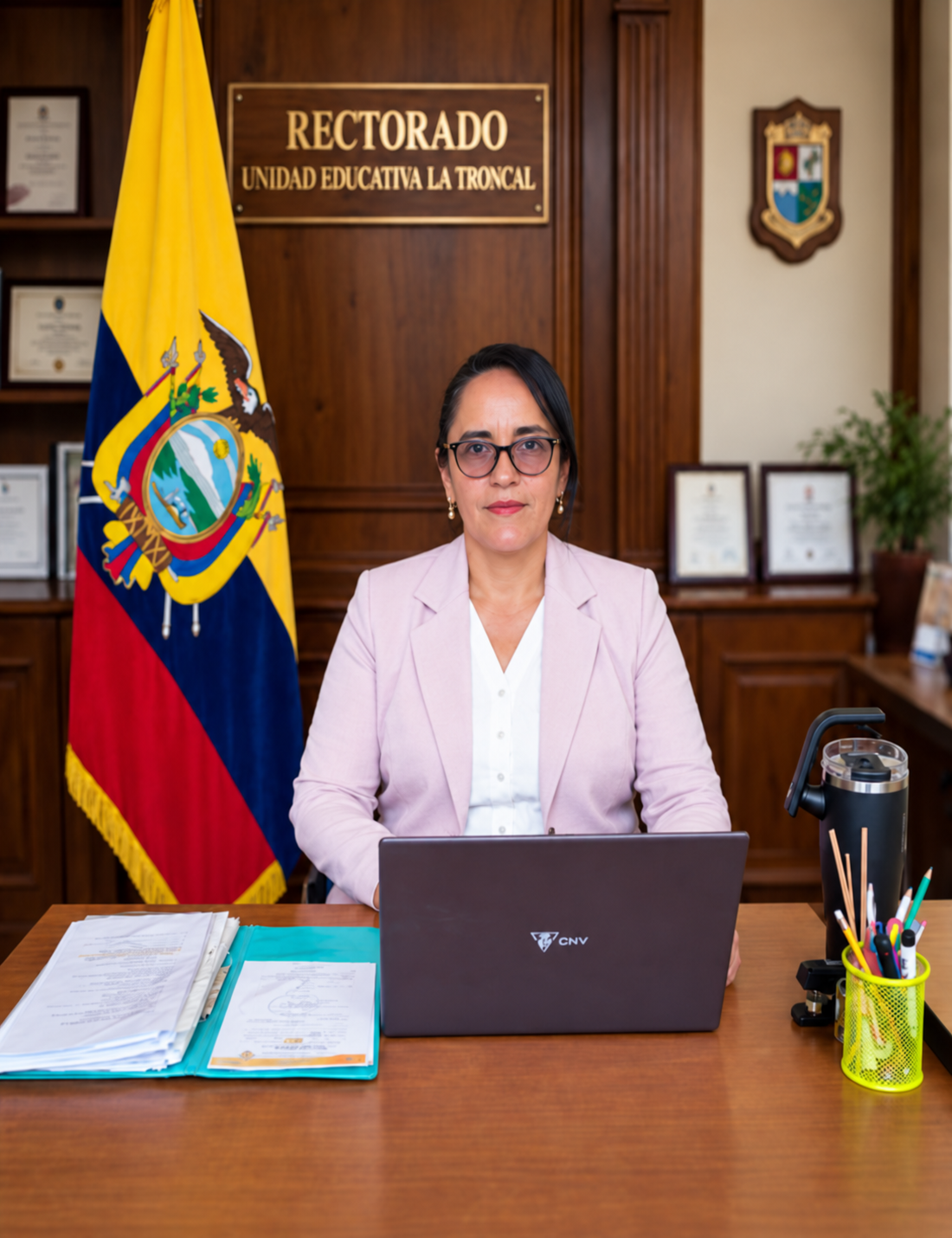 Fotografía del rector